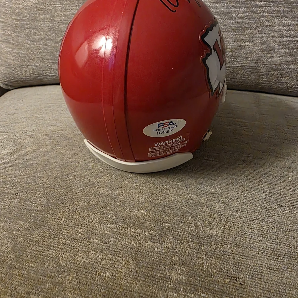 Kansas City Chiefs Signed Mini Helmet- "Derrick Johnson" - Picture 3 of 8